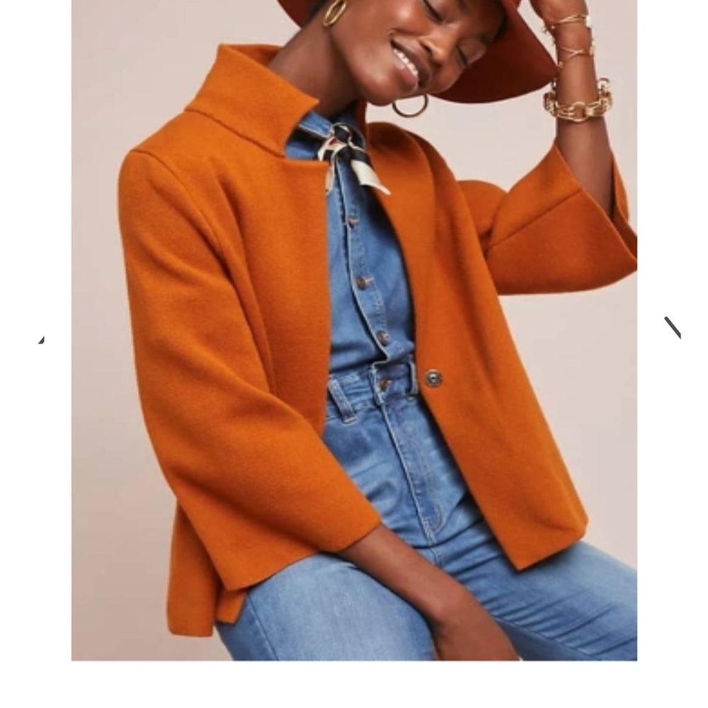 Anthropologie Moth Swing Coat